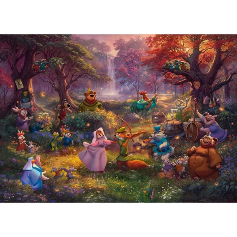 Thomas Kinkade Studios: Disney - Robin Hood, 1000-osaline pusle