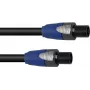 Kõlarikaabel PSSO 3022791A 2x4 mm², 1,5 m, must