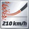 Einhell GE-CL 18 Li E - Solo juhtmeta lehepuhur 210 km/h Must, Punane