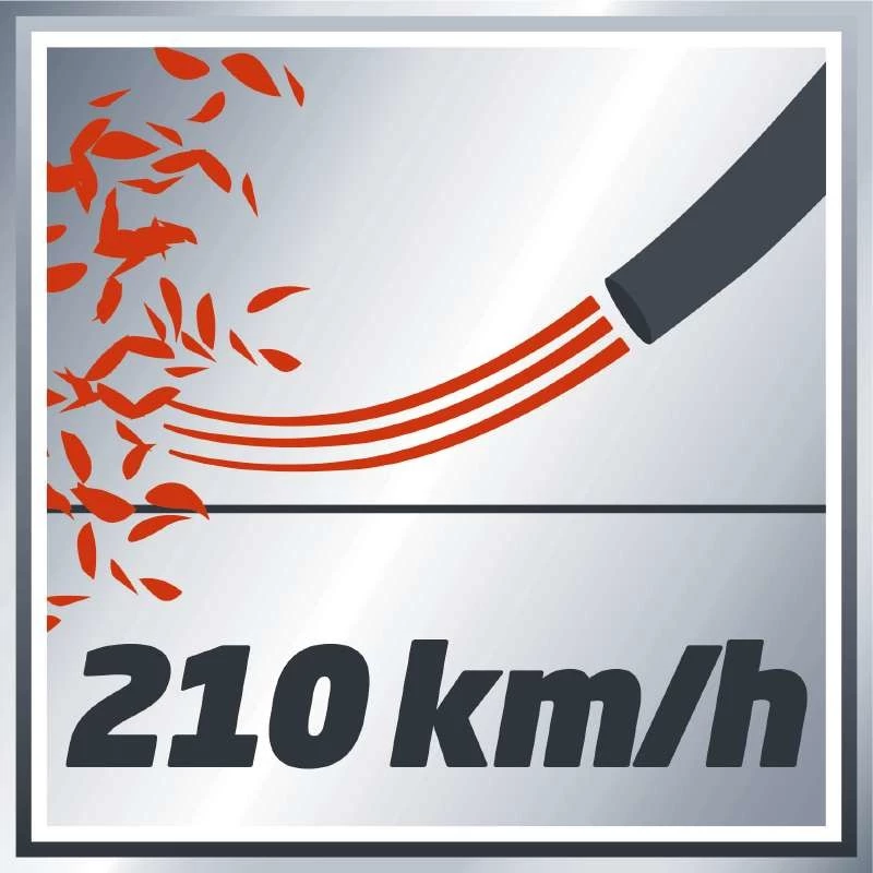 Einhell GE-CL 18 Li E - Solo juhtmeta lehepuhur 210 km/h Must, Punane