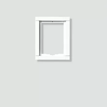 Siedle KR 611-1/1-0 SM - Raam - Hõbedane - Siedle - Alumiinium - Pindpaigaldus - 131 mm (200016830-01)
