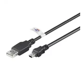 LogiLink USB-pikenduskaabel USB tüüp A, 4-pin (M) mini USB tüüp B, 5-pin (M) 1.8 m (USB Hi-Speed)
