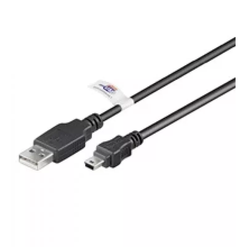 LogiLink USB-pikenduskaabel USB tüüp A, 4-pin (M) mini USB tüüp B, 5-pin (M) 1.8 m (USB Hi-Speed)