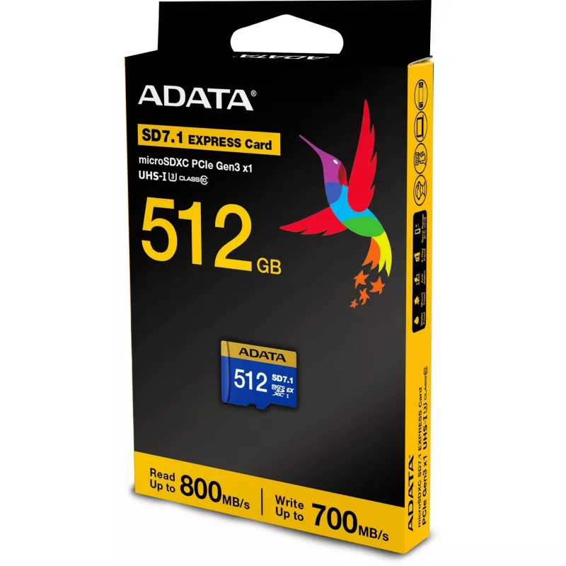 ADATA UD512GEX3L1-C mälukaart 512 GB MicroSDXC UHS-II