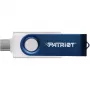 USB-mälupulk PATRIOT Xporter X550 128 GB, kahe liidesega USB-A ja USB-C 3.2 Gen 1, sinine/valge