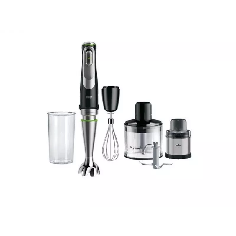 Braun MultiQuick 9 MQ9138XI 0,6 L saumsegur 1200 W Must, Roostevaba teras