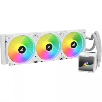 Kõik-ühes CPU vesijahuti Sharkoon S60 ARGB Valge 360mm radiaator