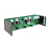 5,25-tolline ventilaatorikontroller Lamptron FC5 V2 must — mitme ventilaatori PWM-/käsitsijuhtimine, esipaneelile paigaldatav