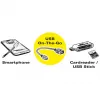ROLINE USB 3.1 kaabel Adapter, USB Type C - A, ST/BU, OTG, must, 0,15 m (11.02.9030)