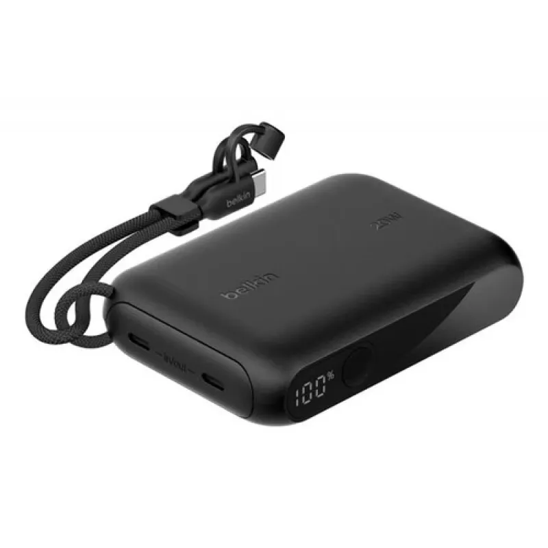 Belkin BOOST CHARGE Power Delivery Powerbank 10.000mAh, must (BPB027HQBK)