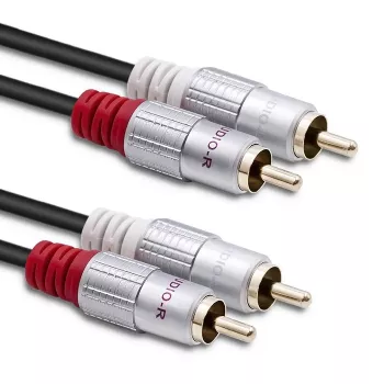 Audio kaabel Qoltec 52337 2 m 2 x RCA must