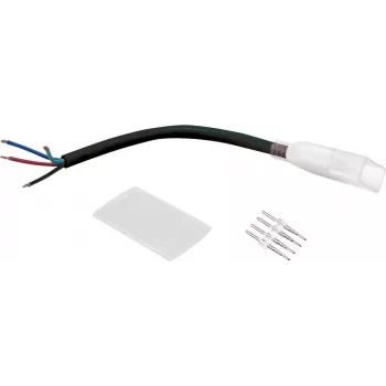 LED neon flex 230V õhuke RGB EUROLITE 50499820 avatud otstega