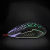 Esperanza MX211 LIGHTNING - Hiir - USB - Hiiri - Optiline - 6 nuppu - Must