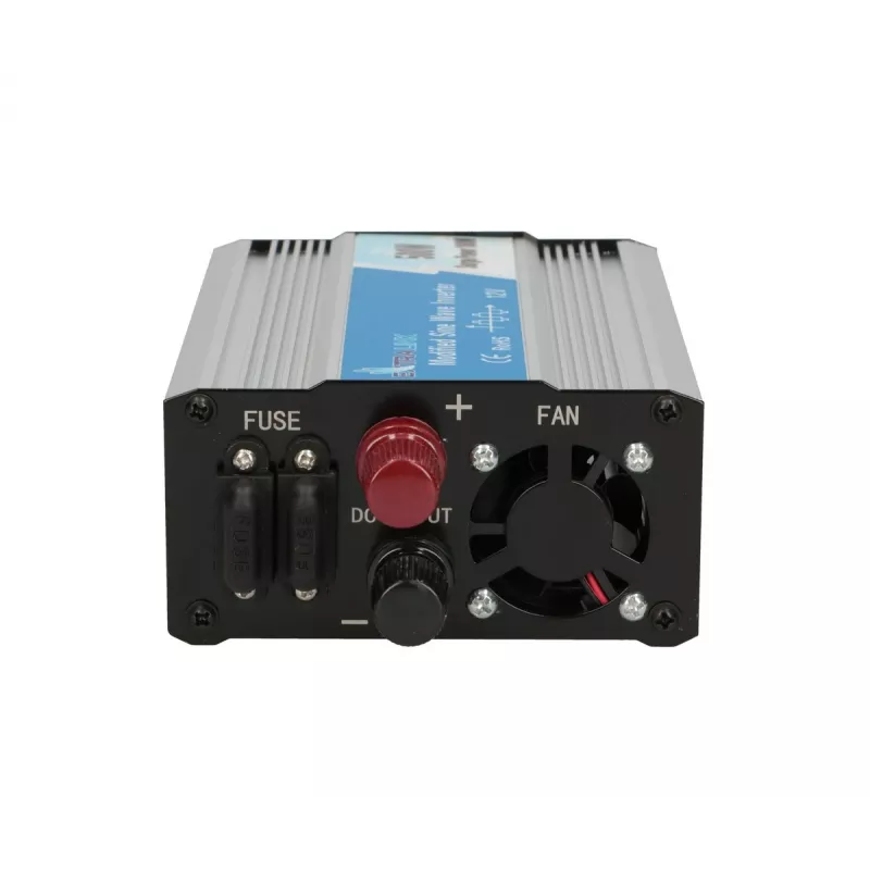 Autopingemuundur Extralink OPIM-500W 12V, 500W modifitseeritud siinus, alumiiniumkorpus, aktiivjahutus