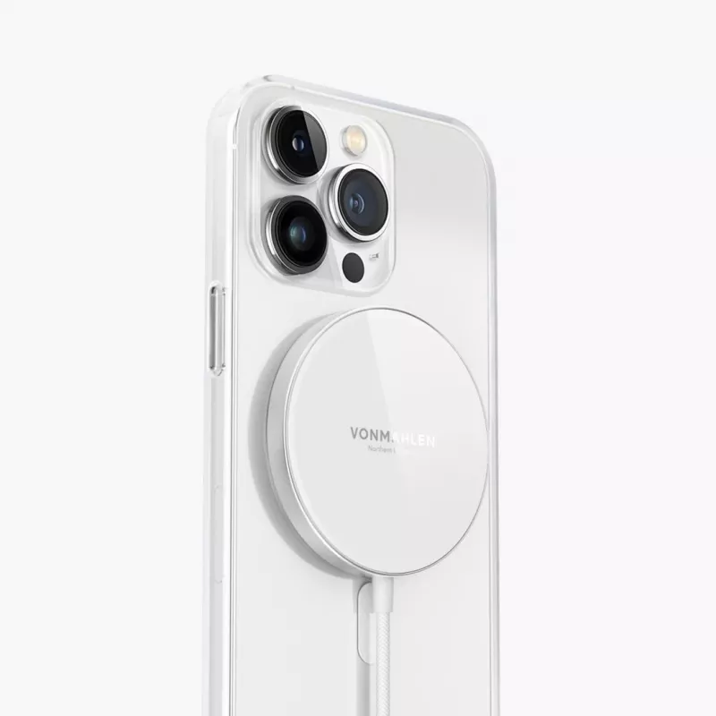 Vonmählen Aura Mini magnetiline juhtmevaba laadimisalus, valge