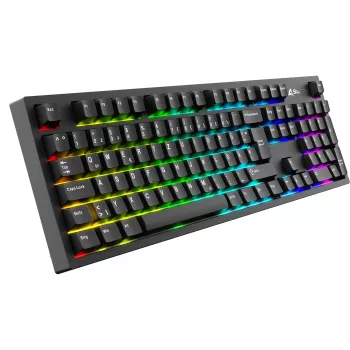 Mehaaniline klaviatuur Sharkoon OfficePal KB70W — lineaarsed vaiksed lülitid, juhtmevaba