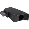 Goobay TAE telefoni adapterpistik 50308 TAE-N RJ-11/RJ-14, must
