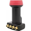 LNB Megasat Quattro Diavolo madala müratasemega plokk 10,7-12,75 GHz