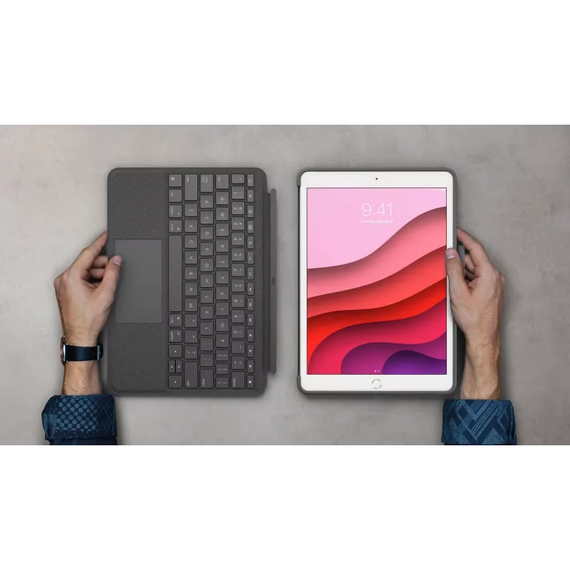 Klaviatuurikorpus Logitech Combo Touch iPad 7., 8., 9. põlvkonnale