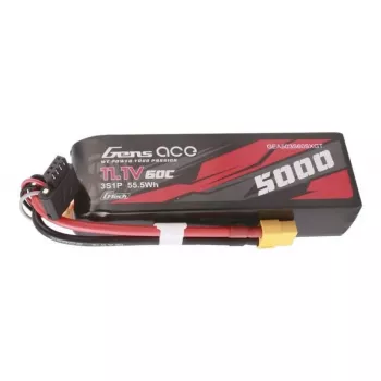 Gens ace G-Tech 5000mAh 11.1V 60C 3S1P Lipo XT60 pistikuga
