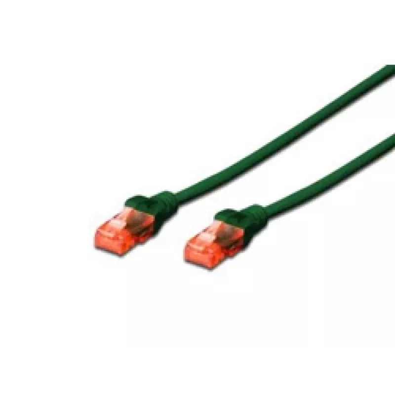 võrgukaabel Digitus CAT 6 U/UTP RJ-45 3m roheline