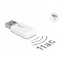 WLAN võrgukaart DeLOCK 12770 USB 5000 Mbit/s juhtmevaba valge