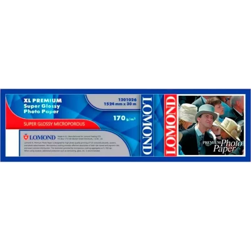 Lomond XL Photo Paper Super Glossy 200 g/m² 914 mm × 30 m