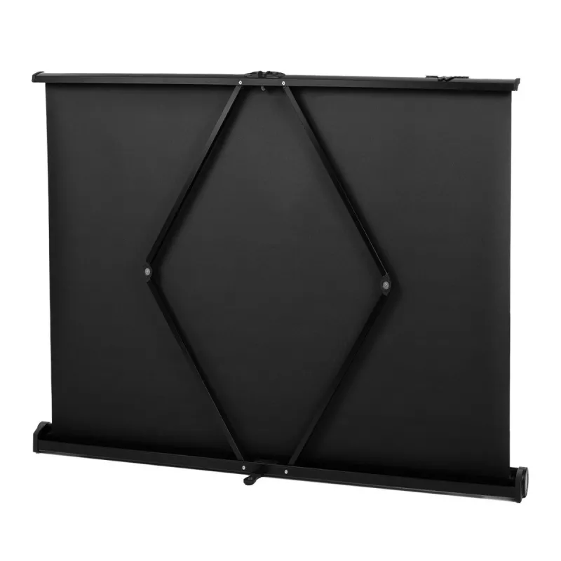 Projektsiooniekraan MACLEAN MC-961 45 tolli (4:3) vabaltseisev, valge metall, vaateala 96×77 cm