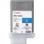 Tindikassett Canon PFI-102C tsüaan – ühilduv suureformaadiliste Canon printerite jaoks, 130 ml maht