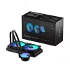 Universaalne vedelikjahutus Fractal Design Lumen S24 v2 RGB — 240 mm radiaator, 120 mm RGB-ventilaatorid, must