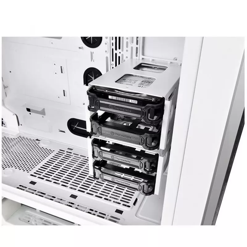 Case View 71 Riing Karastatud Klaasiga E-ATX Täistorn - Lumivalge