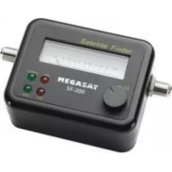 Satelliidisignaali otsija Megasat SF-200 (MPN 1200576) signaali tugevuse ja kvaliteedi indikaatoritega