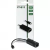 Inter-Tech Argus IT-811 - võrguadapter - USB-C - Gigabit Ethernet - must (88885438)
