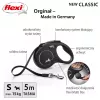 Flexi New CLASSIC 5 m Must Koera automaatne jalutusrihm