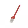 Logilink EconLine - paigalduskaabel - RJ-45 (M) to RJ-45 (M) - 5 m - UTP - CAT 6 - punane (CP2074U)