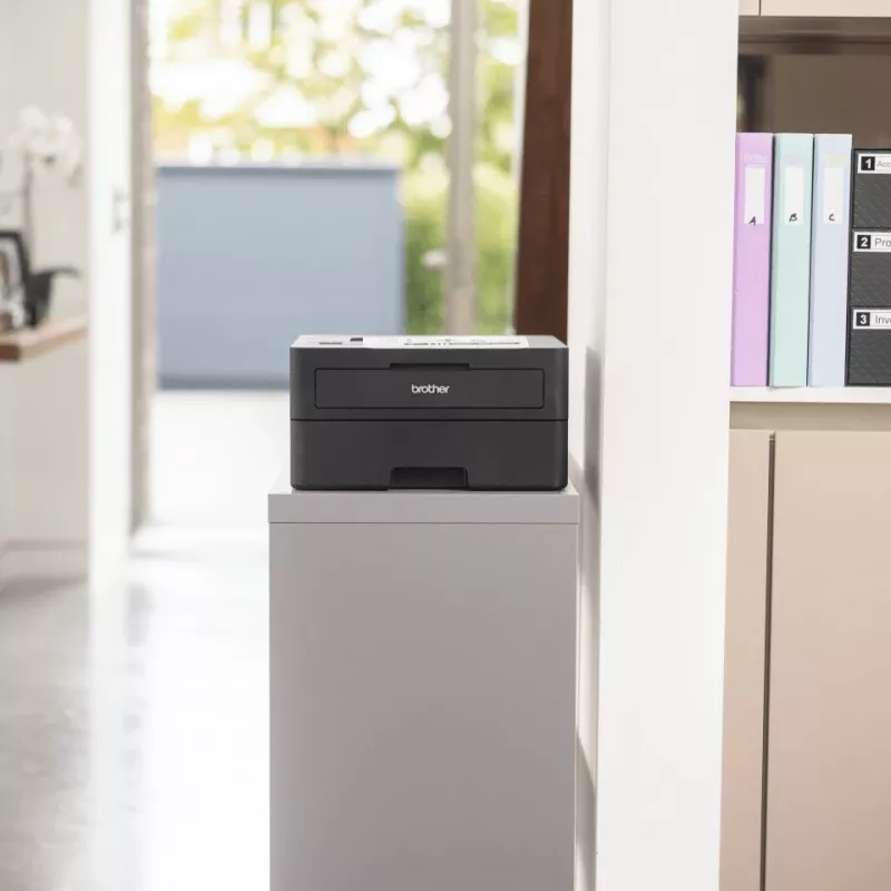 Brother HL-L2460DNYJ1 laserprinter — A4 mustvalge, 34 lk/min, dupleks, Ethernet, 128 MB, 251-leheline sisestus