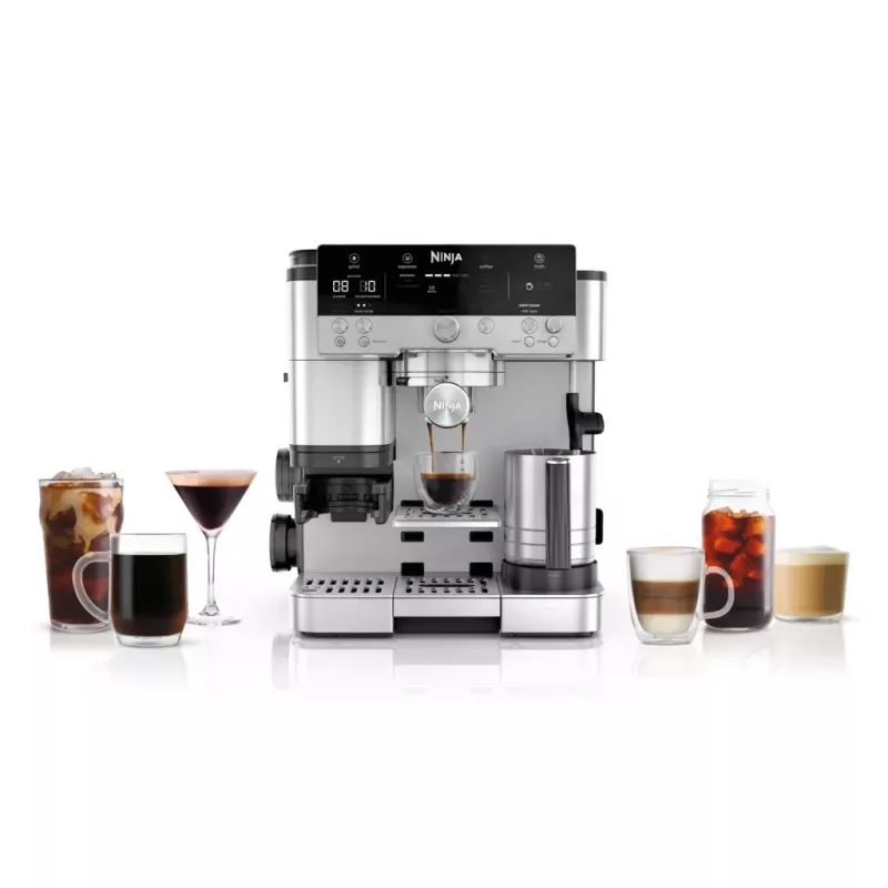 Espressomasin Ninja ES601EU — 2 L veepaak, 1 tassi maht, must/roostevaba teras