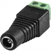 DC-toiteadapteri pistik EUROLITE 50532020 — silindrilise pistiku kruviklemmiadapter