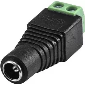 DC-toiteadapteri pistik EUROLITE 50532020 — silindrilise pistiku kruviklemmiadapter