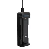 Aku laadija XTAR SC1 ühe pesaga USB‑C Li‑ion 18650 elementidele, 1-pesaline, must