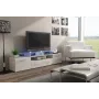 Cama TV-alus EVORA 200 valge/valge läikiv