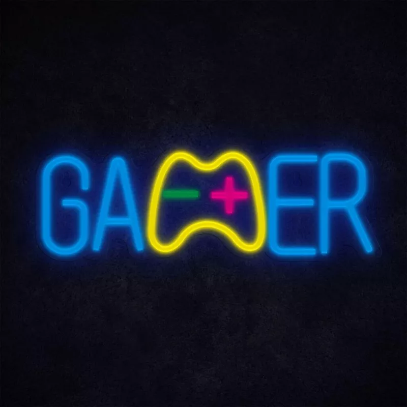 LED-neoonvalgusti MANTA SNL62MT GAMER RGB Colour Changing - RGB-mänguriba valgusti