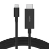USB USB-C HDMI-kaabel Belkin AVC012bt2MBK 2m Must