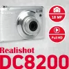 Agfa Photo DC8200 hõbedane + ümbris + SD-kaart 16 GB