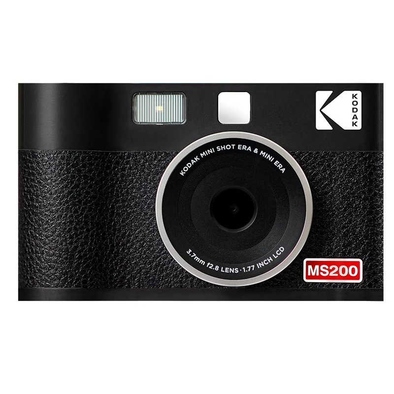 Kodak Mini Shot 2 Era kiirkaamera — kaasaskantav hetkfotokaamera sisseehitatud printeriga, must