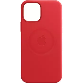 Apple - (PRODUCT) Punane - Ümbris mobiiltelefonile - MagSafe'iga - Nahk - Punane - iPhone 12 Pro Max jaoks (MHKJ3ZM/A)