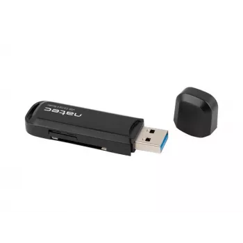 Kaardilugeja NATEC Scarab 2 USB 3.2 Gen 1 Type-A — MicroSD/SD tugi, 5000 Mbit/s, must