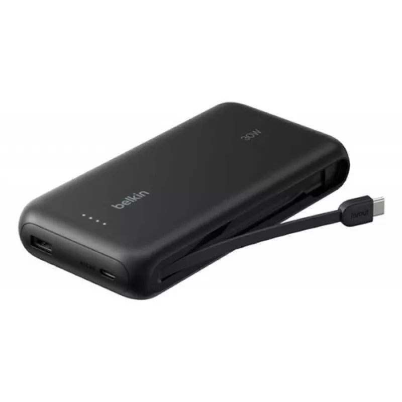 Kaasaskantav akupank Belkin GAMING POWERBANK 20000mAh integreeritud USB-C kaabliga 30W