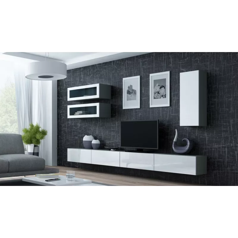 Cama Kapp VIGO 90 suletud 90/35/32 hall/valge läikiv