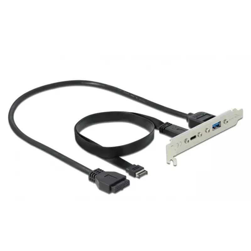 Slotklamber DeLOCK 89934 1 x USB USB-C ja 1 x USB Type-A pordiga